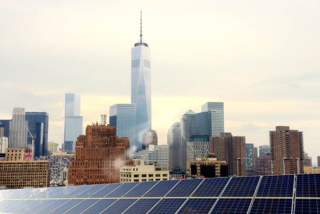 New York and solar panels